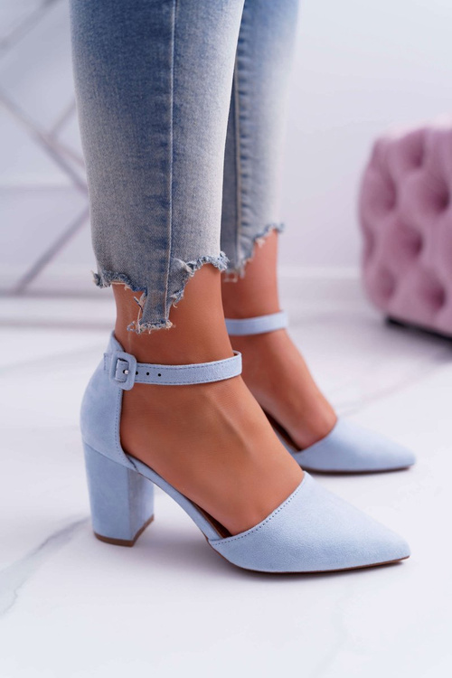 Women's Stiletto pumps Blue MadamStyle