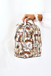 Women's Leather Backpack NOBO M3170-CM00 White Tigers