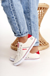 Women's Sneakers BIG STAR DD274892 White-Red