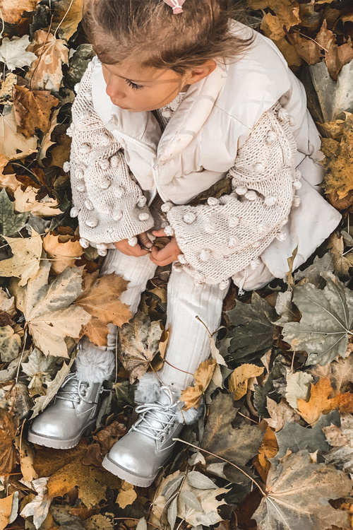 Silver Warmed Children's Booties Trappers Phobos