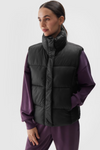 Padded Sleeveless Jacket With Synthetic Filling Black 4F 4FWAW24TVJAF140-20S