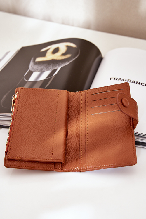 Ladies Wallet Made Of Eco Leather Brown Isamille