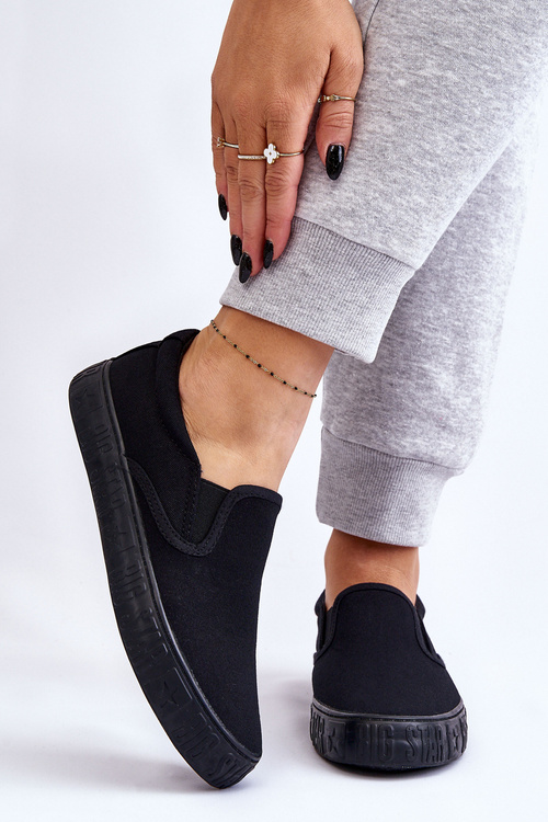 Women's Sneakers Slip-On Big Star LL274392 Black