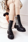 Elastic Fabric Boots Black Love Story