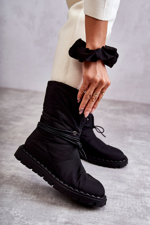 Women's insulated boots Black Emelie