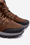 Buty Trekkingowe Męskie Klasyczne Brązowe Gometti 85-920