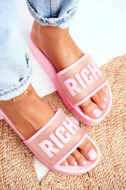 Women's Platform Flip Flops Pink RICH