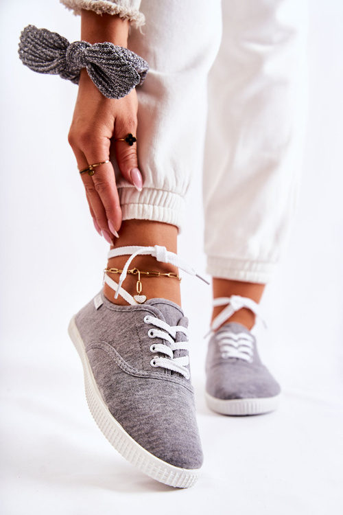 Women's Classic Sneakers Grey Dellis