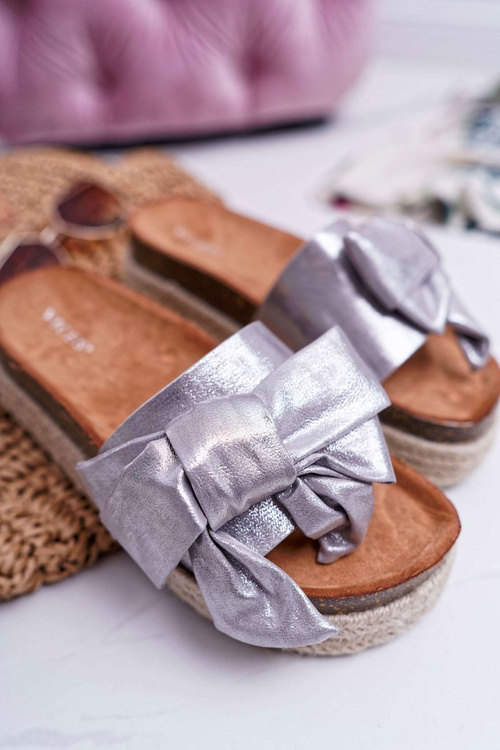 Vices Women's Flip Flops Silver 6275