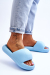 Women's Lightweight Foam Platform Slippers Blue Milton