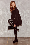 Women's Black Ankle Boots with Chain Detail Tiselo