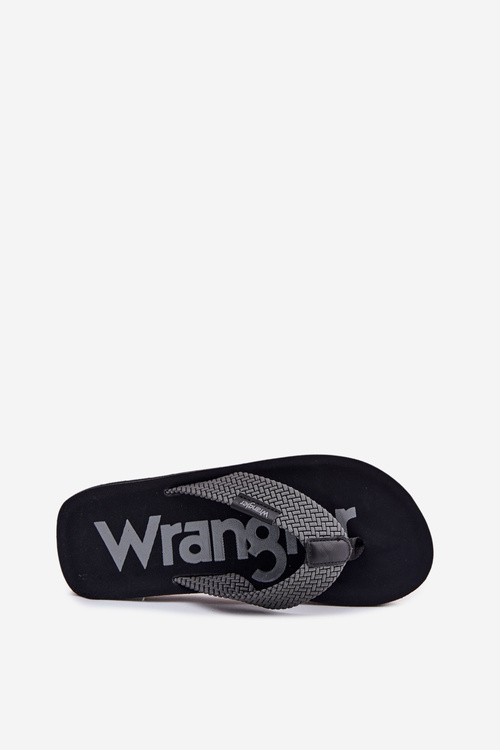 Męskie Klapki Szare WRANGLER ZANE FLIPFLOP MEN LOW 20251044.10E