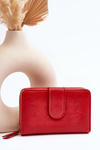 Women's Wallet Coin Purse Made of Eco-leather Red Risuna