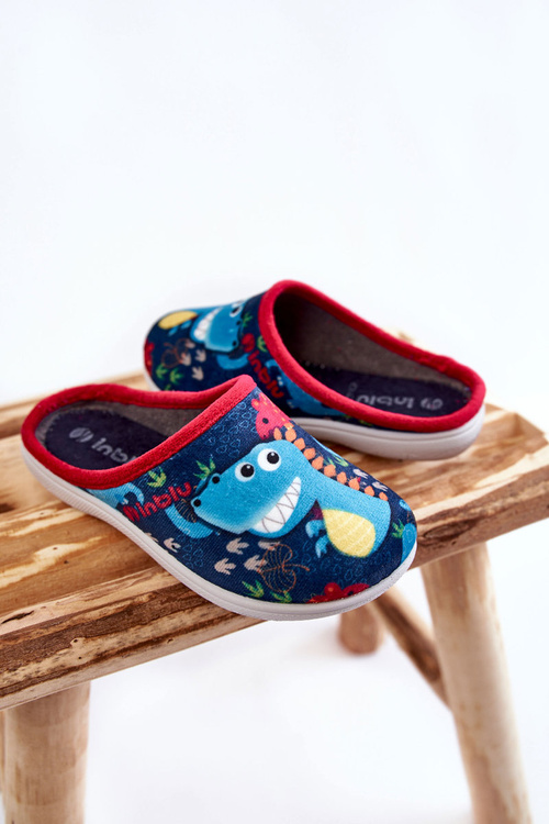 Papcie Dziecięce Wsuwane Granatowe Inblu B9000049