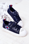 Children's Sneakers With Velcro Navy Cartoon