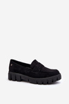 Women's Eco-Suede Moccasins Black Seravisa
