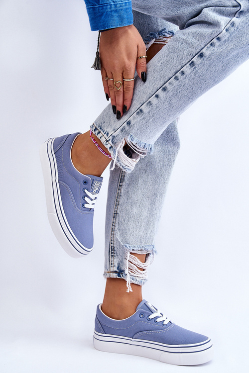 Women's Platform Sneakers Big Star LL274231 Blue