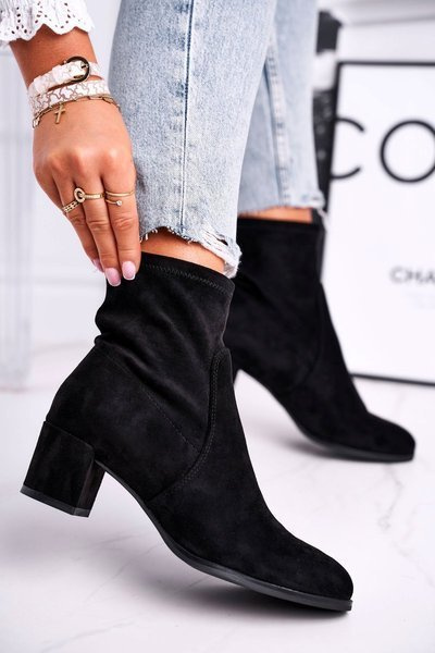 Women’s Boots On High Heel Sergio Leone Black BT151