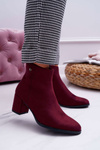 Women's Heeled Boots Sergio Leone Maroon BT520