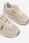 Sportowe Buty Dziecięce Sneakersy Beżowe Galisse
