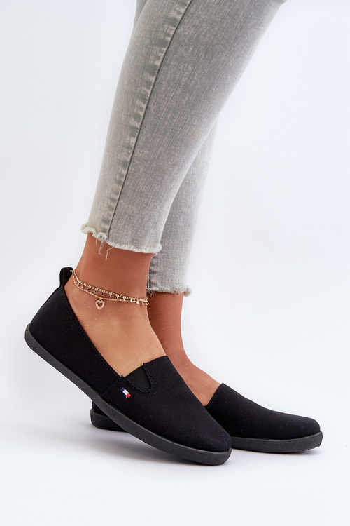 Women's Black Slip-On Sneakers Adrancia