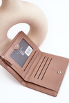 Women's Wallet Made of Eco-leather Beige Cudea