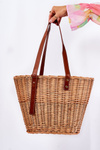 Braided Bag basket NOBO XM0040 Beige