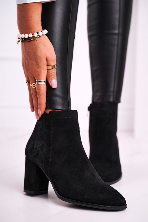 Women’s Boots On High Heel Sergio Leone Black BT508