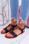 Women's Flat Sandals Black Verner