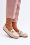Women's Slip-On Loafers With Glitter Embellishment Beige This Moment