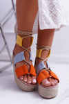 Women's Multicolored Platform Sandals Espadrilles Manado