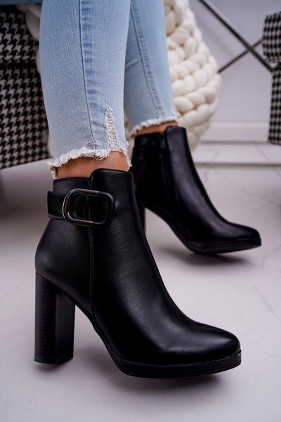 Women's Stiletto Boots Black Mastor