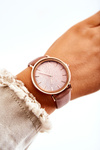 Women's Watch On A Leather Belt Giorgio & Dario Dirty Pink