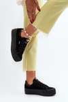 Damskie Trampki Platforma Czarne Lee Cooper LCW-24-31-2180
