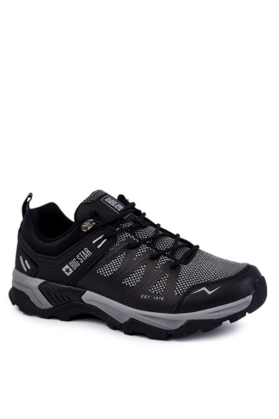 Buty Sportowe Trapery Męskie Memory Foam Czarne Big Star KK174105