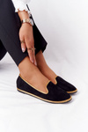 Women’s Suede Loafers Lu Boo Black