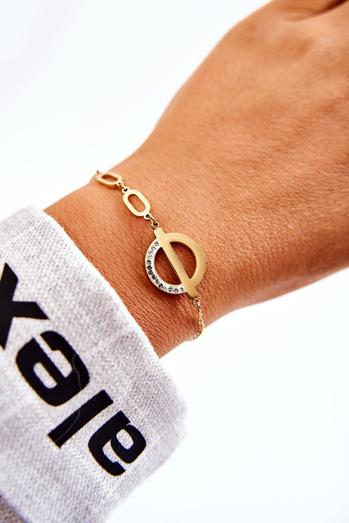 Bransoletka Damska Ozdoby I Cyrkonie Złota