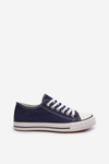 Women's Classic Low Navy Sneakers Caelira