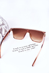 Shield Sunglasses VINCENT Brown Ombre