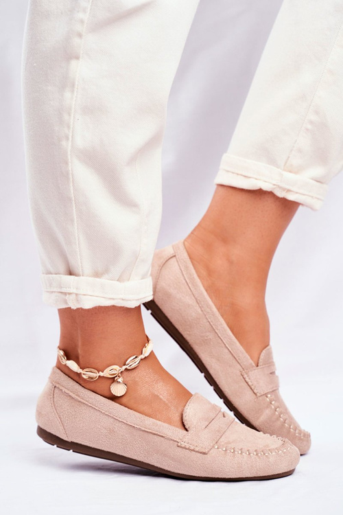Women’s Loafers Material Beige Panay