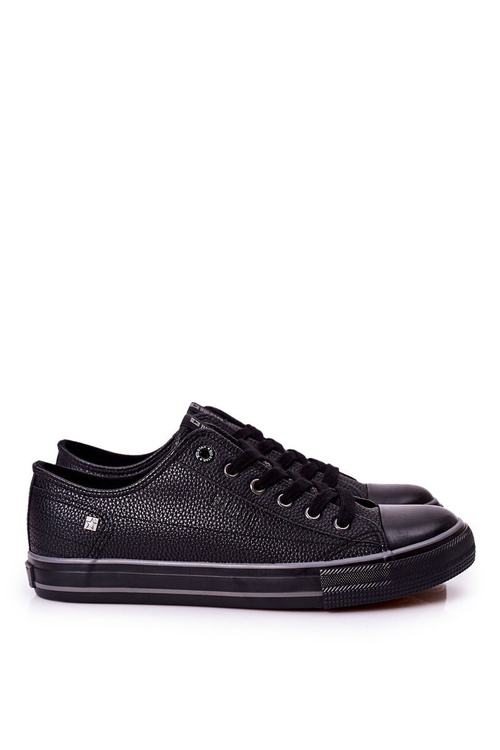 Men's Leather Sneakers Big Star II174002 Black