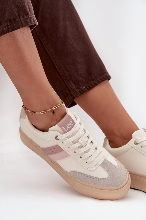 Damskie Sneakersy Zgaszona Biel LEE AILANI WOMEN LOW 50253004.02A