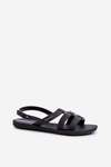 Sandały Damskie Płaskie Czarne 83516 Ipanema Style Sandal Fem