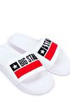 Men's Slides Big Star White GG174938