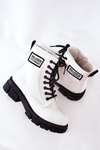 Children's Boots Shiny White Fincastle