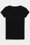 Women's Smooth T-Shirt With Logo Black 4F 4FWMM00TTSHF1845-20S