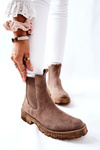 Leather Chelsea Boots Nicole Brown Brace