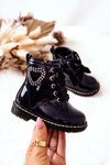 Children's Lacquer Glitter Boots Navy Macy's