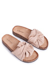 Women's Cork Flip Flops Docked Beige Felis