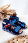 Sandals Velcro Befado 350P014 Navy